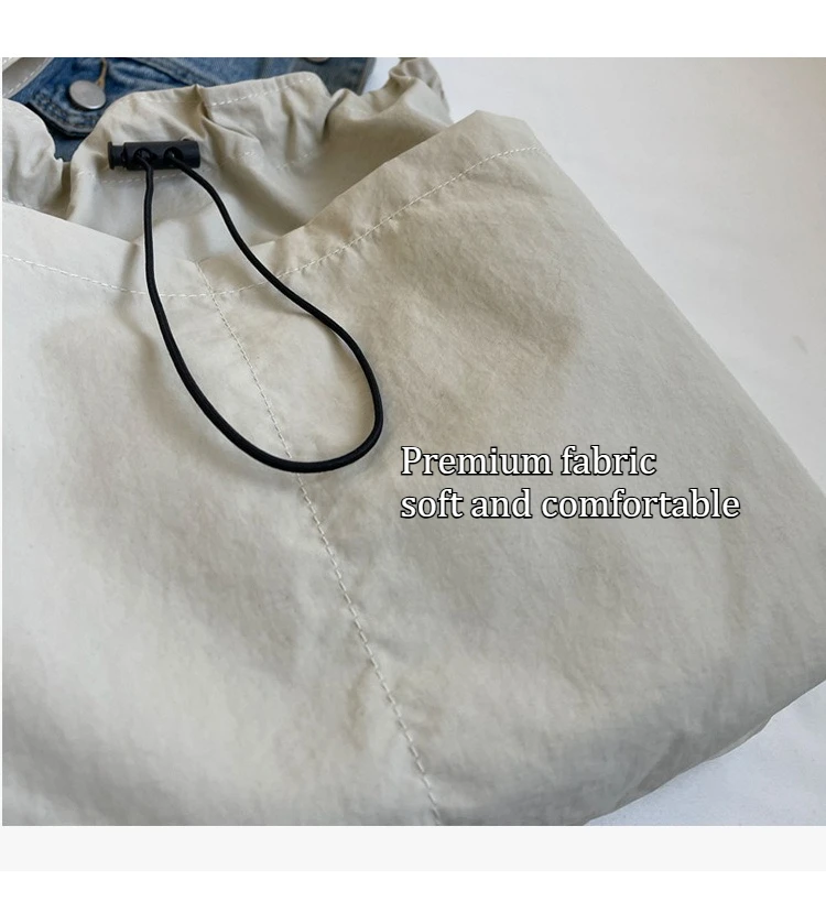 Women's Large Capacity Nylon Cloth Tote Bag Summer Versatile Crossbody & Shoulder Bag For School Class Daily Commute Women's Large Capacity Nylon Cloth Tote Bag Summer Versatile Crossbody & Shoulder Bag For School Class Daily Commute