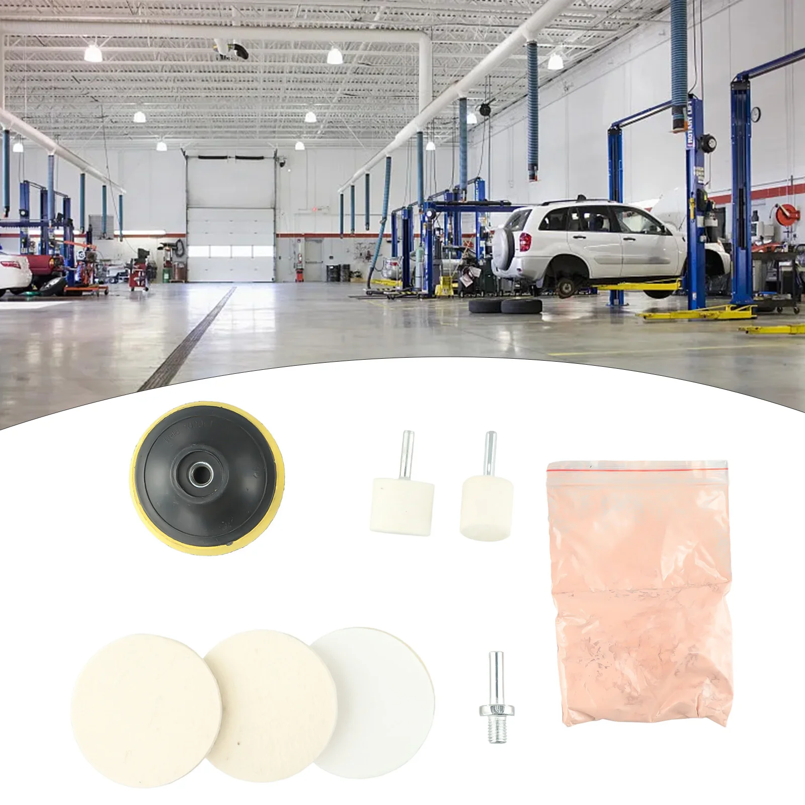 Scratch Remover Glass Polishing Kit Car Windshield DIY Repair Kit Kit Polishing Wheel 8PCS/set Durable Universal
Scratch Remover Glass Polishing Kit Car Windshield DIY Repair Kit Kit Polishing Wheel 8PCS/set Durable Universal