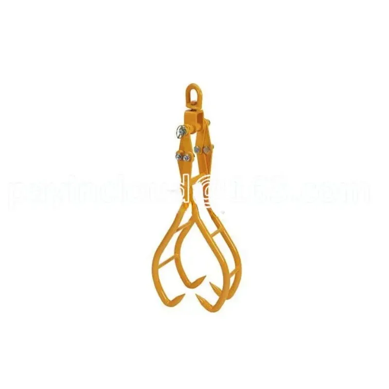 

Four jaw heavy lifting pliers hook logging auxiliary tool