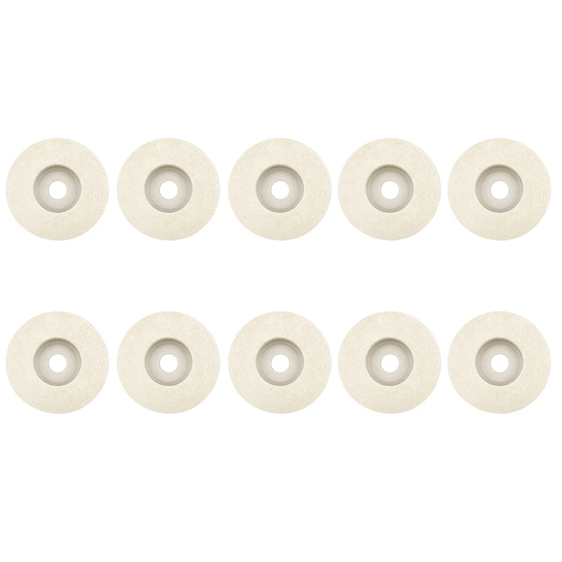 10Pcs 100Mm Wool Felt Disc Polishing Buffing Wheel Pad Bore For Angle Grinder Car Detailing Wood Polishing
10Pcs 100Mm Wool Felt Disc Polishing Buffing Wheel Pad Bore For Angle Grinder Car Detailing Wood Polishing