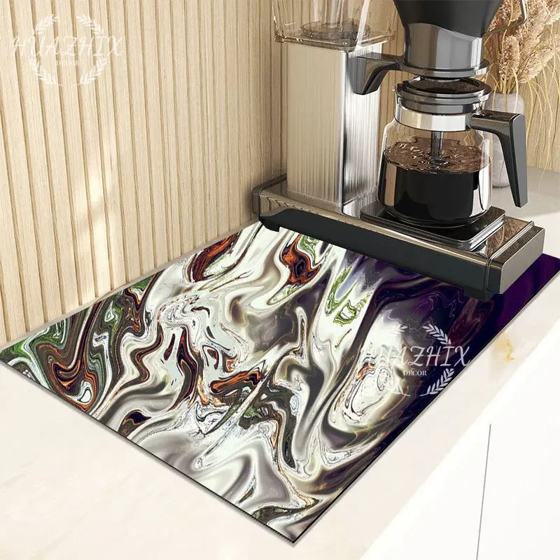 Beautiful Marbling Drain Pad Rubber Diatomaceous Easy To Clean Adhesive-Protective Holiday Gifts Kitchen Decoration Aesthetics
Beautiful Marbling Drain Pad Rubber Diatomaceous Easy To Clean Adhesive-Protective Holiday Gifts Kitchen Decoration Aesthetics