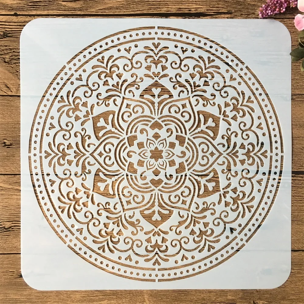 1Pcs Mandala Circle No. 9 DIY Layering Stencils Painting Scrapbook Coloring Embossing Album Decorative Template
1Pcs Mandala Circle No. 9 DIY Layering Stencils Painting Scrapbook Coloring Embossing Album Decorative Template