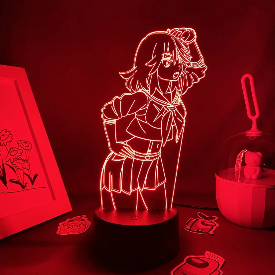 Фигурка аниме Matoi Ryuuko, 3D светодиодные неоновые ночники, подарок на день рождения для друзей, Otaku, украшение для спальни, манга KILL la KILL лавовые лампы
Фигурка аниме Matoi Ryuuko, 3D светодиодные неоновые ночники, подарок на день рождения для друзей, Otaku, украшение для спальни, манга KILL la KILL лавовые лампы