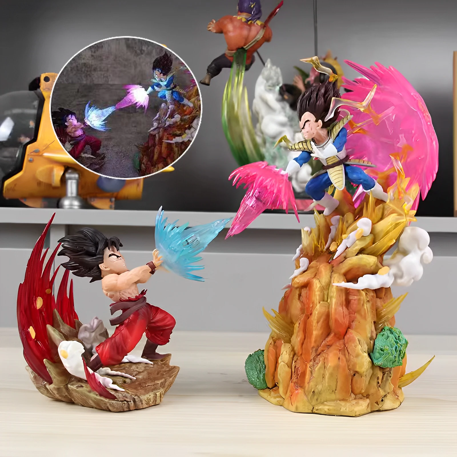 Anime Dragon Ball Son Goku VS Bejita Yonsei Tsume LG Action Figure Luminescent Model PVC Decoration Collection Boy Toy Gift
Anime Dragon Ball Son Goku VS Bejita Yonsei Tsume LG Action Figure Luminescent Model PVC Decoration Collection Boy Toy Gift