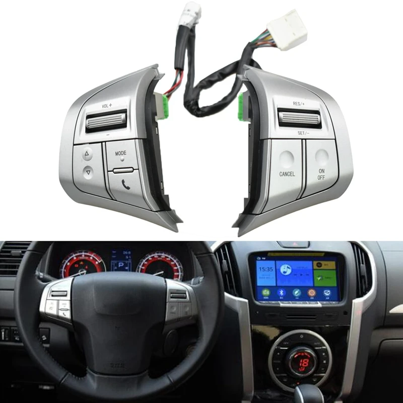NEW-Car Steering Wheel Button Switch Cruise Control Switch Audio Button For Isuzu D-Max MUX For Chevrolet Trailblazer
NEW-Car Steering Wheel Button Switch Cruise Control Switch Audio Button For Isuzu D-Max MUX For Chevrolet Trailblazer