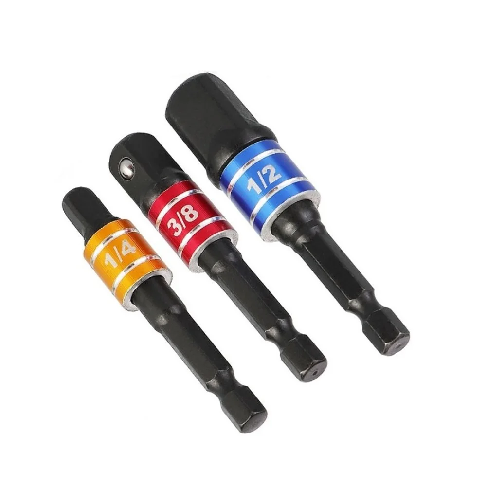 1/4" 3/8" 1/2" Drill Socket Adapter Impact Driver Bits Set Chrome Vanadium Steel With Hex Shank Extension Bar Wrench Sleeve Tool
1/4" 3/8" 1/2" Drill Socket Adapter Impact Driver Bits Set Chrome Vanadium Steel With Hex Shank Extension Bar Wrench Sleeve Tool