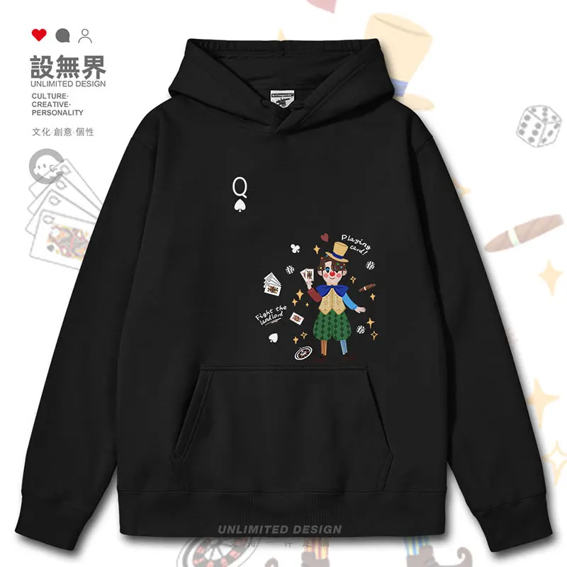 Playing Card Spades Q Happy Landlord Fun Dice Chips mens hoodies men jerseys tracksuit long sleeve white autumn winter clothes
Playing Card Spades Q Happy Landlord Fun Dice Chips mens hoodies men jerseys tracksuit long sleeve white autumn winter clothes