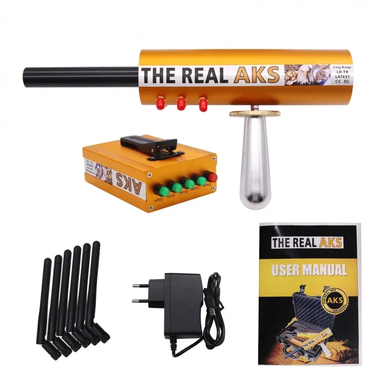 Golden The Real AKS Gold Long Range Gold Detector 6 Antennas Plastic Case for Gold Silver Gem Diamond
Golden The Real AKS Gold Long Range Gold Detector 6 Antennas Plastic Case for Gold Silver Gem Diamond