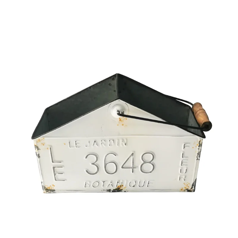 Белая оцинкованная металлическая корзина для хранения, садовый органайзер для садовых инструментов, 2 отделения
Белая оцинкованная металлическая корзина для хранения, садовый органайзер для садовых инструментов, 2 отделения