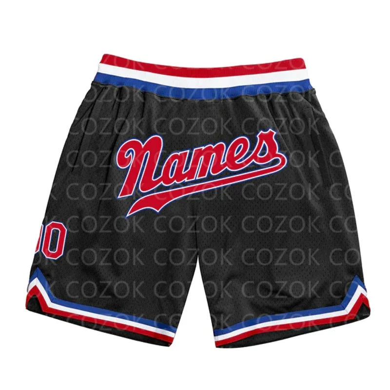 Custom Black Red Blue Authentic Basketball Shorts 3D Printed Men Shorts Name Mumber Quick Drying Beach Shorts
Custom Black Red Blue Authentic Basketball Shorts 3D Printed Men Shorts Name Mumber Quick Drying Beach Shorts