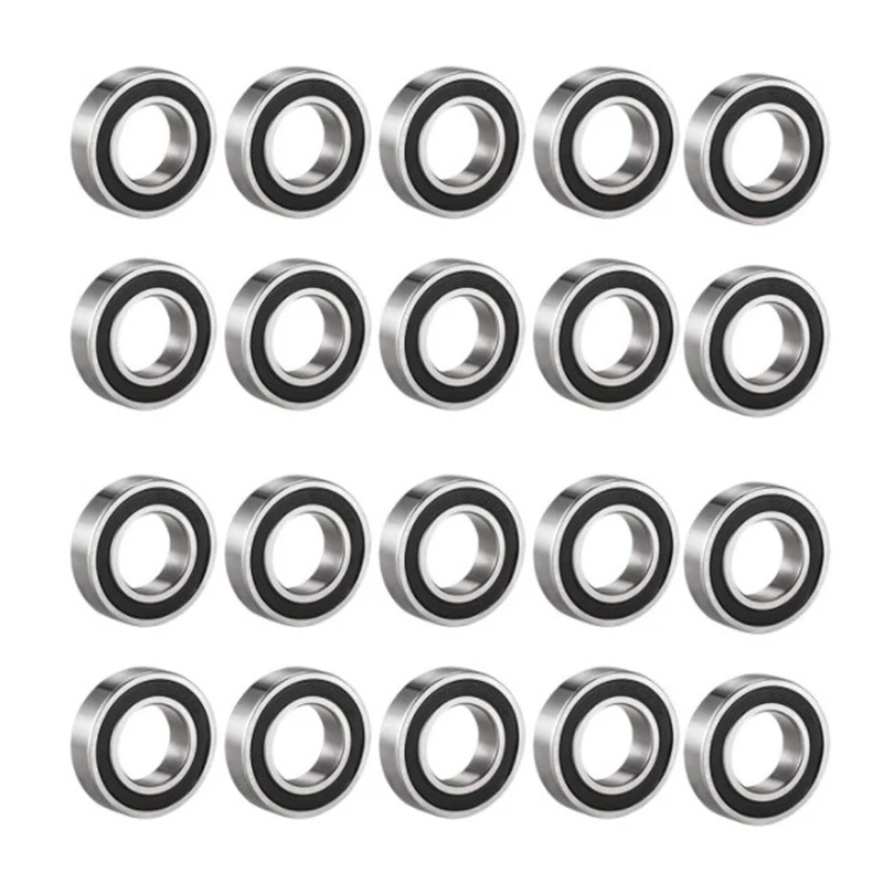 6903-2RS Bearing ABEC-1 (20 Pcs) 17X30X7 Mm Thin Section 6903 2RS Ball Bearings 6903RS 61903 Bearing
6903-2RS Bearing ABEC-1 (20 Pcs) 17X30X7 Mm Thin Section 6903 2RS Ball Bearings 6903RS 61903 Bearing