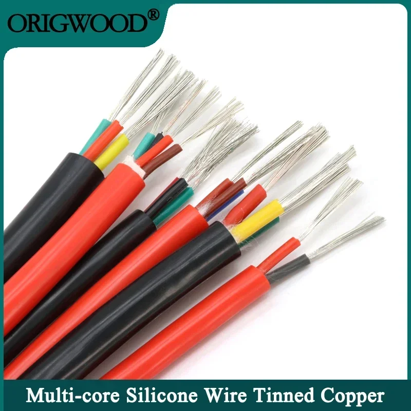 1/5M Flexible Silicone Rubber Cable Sq 0.3 0.5 0.75 1 1.5 2 2.5mm x 2 3 4 6 Cores Insulated Copper High Temperature Wire
1/5M Flexible Silicone Rubber Cable Sq 0.3 0.5 0.75 1 1.5 2 2.5mm x 2 3 4 6 Cores Insulated Copper High Temperature Wire