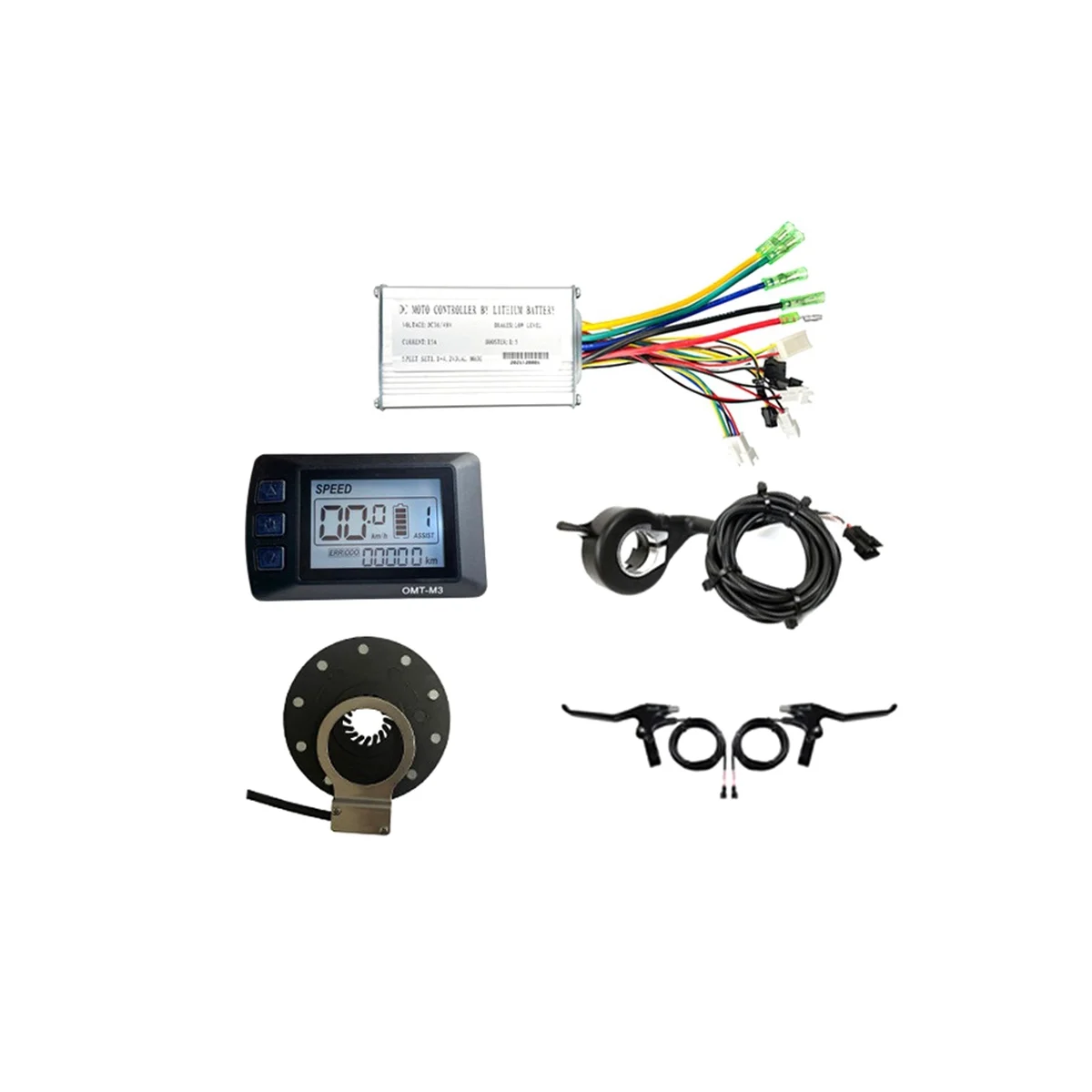 36V 48V 250W 350W E-Bike 15A Sine Wave Brushless Controller with M3 Display E-Bike Light Display
36V 48V 250W 350W E-Bike 15A Sine Wave Brushless Controller with M3 Display E-Bike Light Display