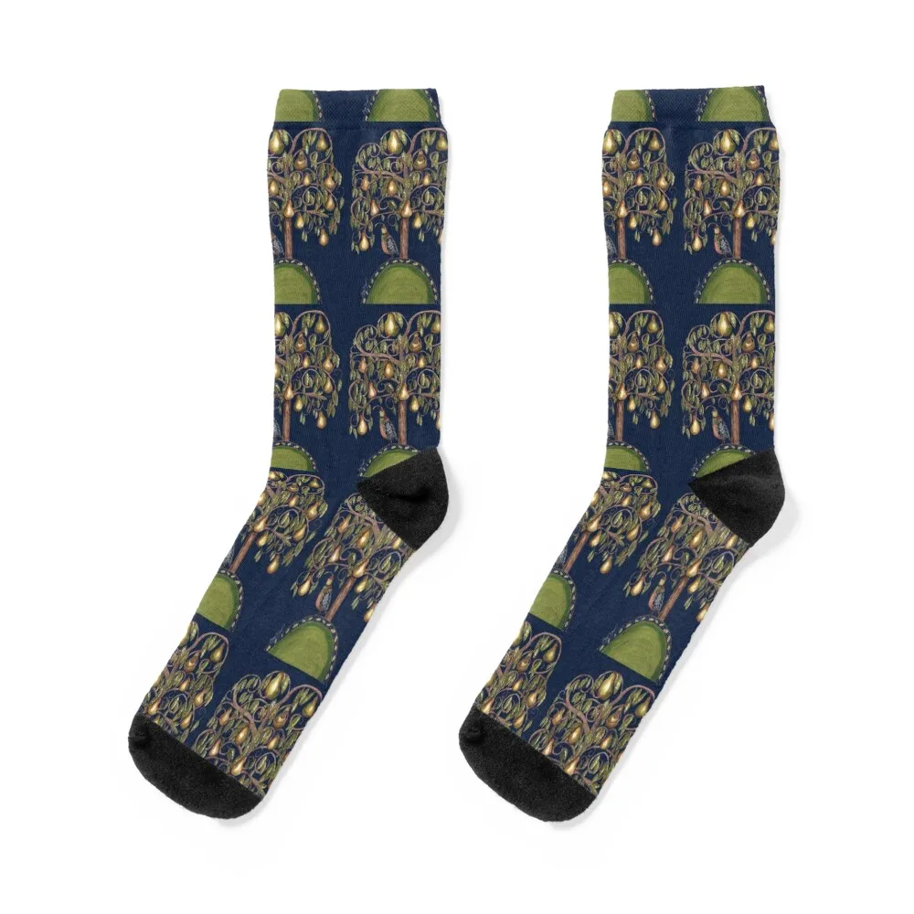 

Isolating partridge under a pear tree Socks aesthetic cute sports stockings colored Socks For Man Women's