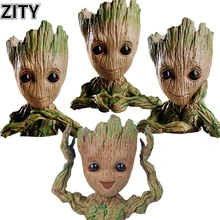 

Strongwell Creative Miniature Groot Fairy Garden Decoration Flower Pots Succulent Flowerpots Desktop Decoration Ornaments Gifts