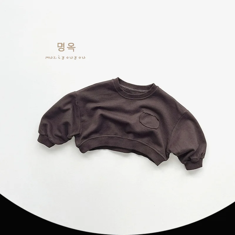 2025 Autumn New Children Long Sleeve Sweatshirt Fashion Girl Short Hoodie Kids Casual Tops Cotton Baby Toddler Clothes 1-6year 10 Sdedd20c57a494a0e9e12d6da9c656dffm