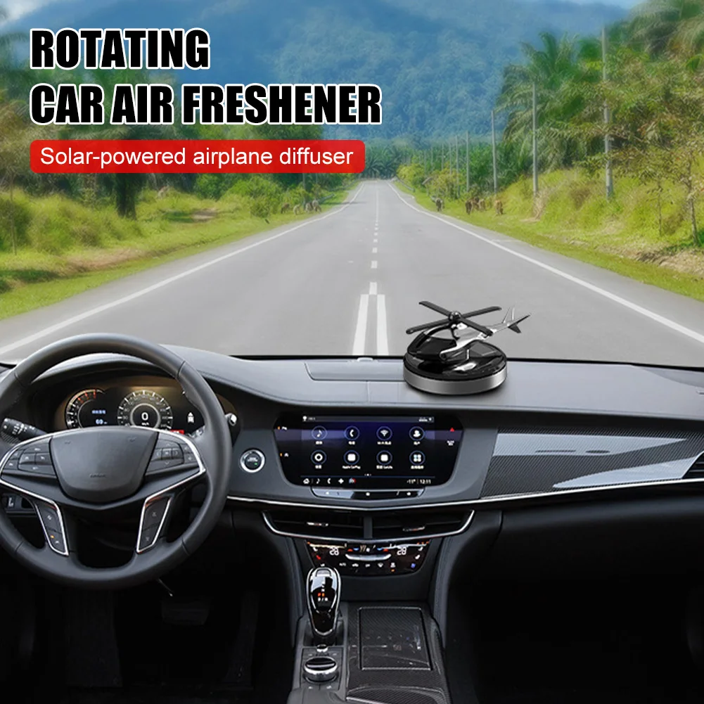 Car Air Freshener Solar Powered Aircraft Perfume Aroma Diffuser Rotating Propeller Dashboard Fragrant Car Interior Accessories
Car Air Freshener Solar Powered Aircraft Perfume Aroma Diffuser Rotating Propeller Dashboard Fragrant Car Interior Accessories