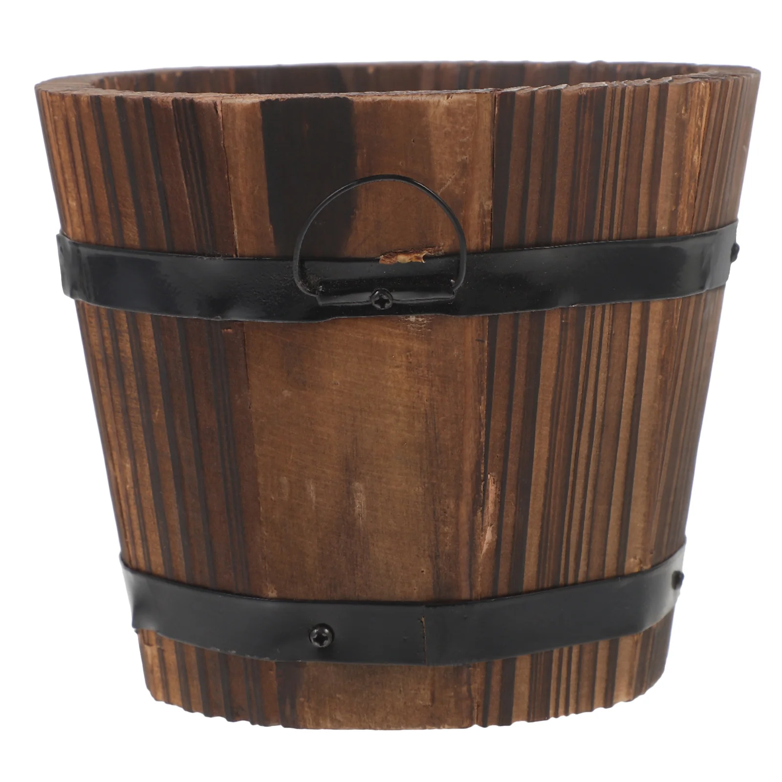 Retro Wooden Flowerpot Pots Whiskey Barrel Decor Vegetable Planter Round Household Flowers
Retro Wooden Flowerpot Pots Whiskey Barrel Decor Vegetable Planter Round Household Flowers