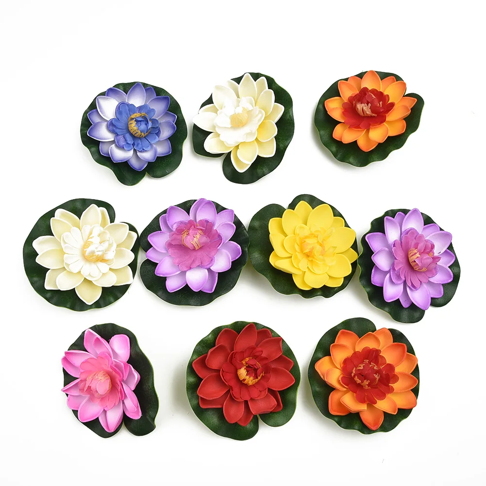 10x Colorful Artificial Fake Floating Water Lily Flower Lotus Leaf Home Decoration Festival Wedding Floating Pool Plants Decor
10x Colorful Artificial Fake Floating Water Lily Flower Lotus Leaf Home Decoration Festival Wedding Floating Pool Plants Decor