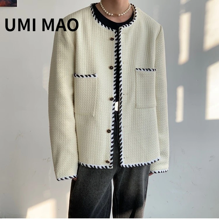 UMI MAO Yamamoto Dark Little Fragrant Weave Tweed Jacket Men Women With High-class Loose Round Neck Coat Autumn Winter Femme
UMI MAO Yamamoto Dark Little Fragrant Weave Tweed Jacket Men Women With High-class Loose Round Neck Coat Autumn Winter Femme