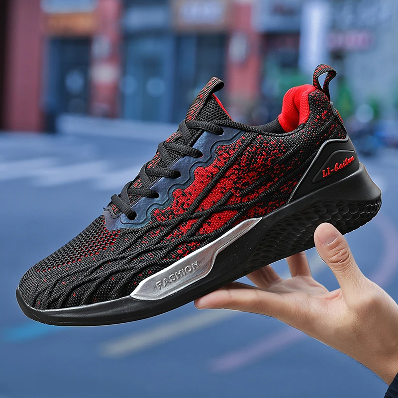 Men's light comfortable sports shoes tennis shoes Spring and autumn new net vulcanized running men's shoes large size
Men's light comfortable sports shoes tennis shoes Spring and autumn new net vulcanized running men's shoes large size