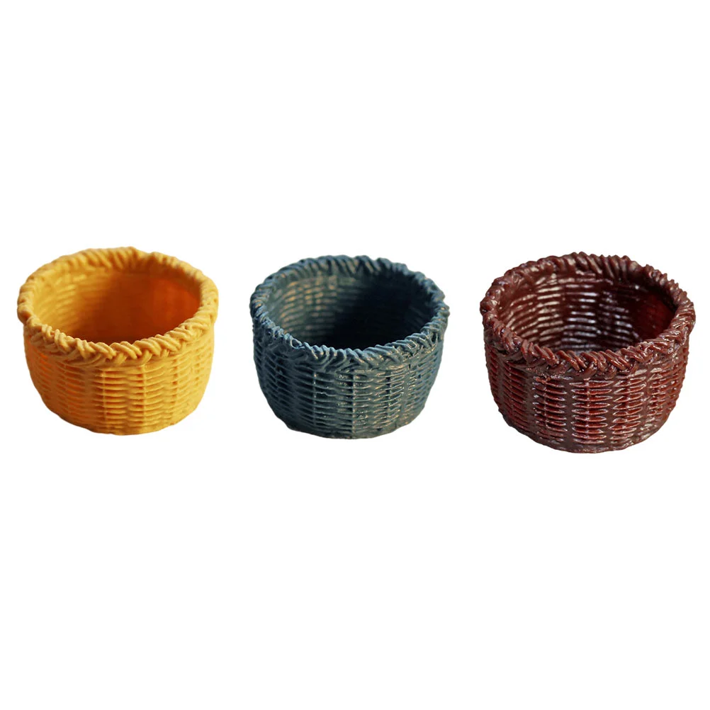 3 Pcs Mini Accessories for Home Storage Ornament Decor Props Miniature Model Resin Micro Scene Creative
3 Pcs Mini Accessories for Home Storage Ornament Decor Props Miniature Model Resin Micro Scene Creative