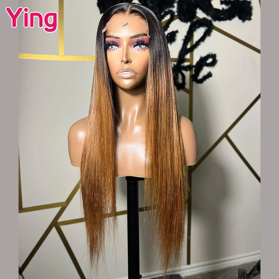 

Ying 200% Peruvian Bone Straight 1b/27 Honey Blonde 13x4 Wear To Go Glueless 13x6 Lace Front Wig PrePlucked With Baby Hair