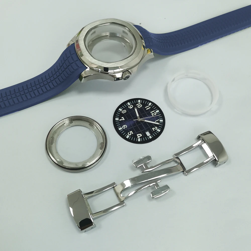 42mm NH35 Case Stainless Steel Rubber Strap Luminous Dial And Hands Men's Parts For nh36 Movement Waterproof Watch Accessories
42mm NH35 Case Stainless Steel Rubber Strap Luminous Dial And Hands Men's Parts For nh36 Movement Waterproof Watch Accessories