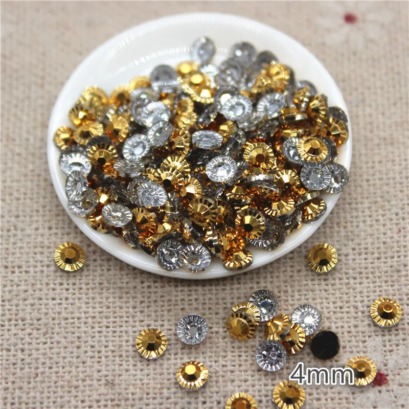 2000pcs 4mm Golden/Silver Resin Spiral Rhinestone Flatback Stone Decoration for Phones Bags Shoes Nails DIY
2000pcs 4mm Golden/Silver Resin Spiral Rhinestone Flatback Stone Decoration for Phones Bags Shoes Nails DIY