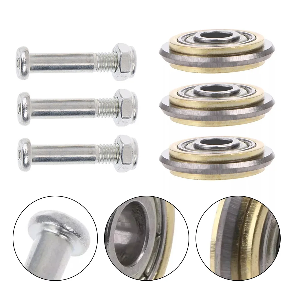 3pcs 22mm Tile Ceramic Cutter Tungsten Carbide Bearing Glass Cutter Blade Wheel For Tile Brick Cutting Machine 22x6x6mm
3pcs 22mm Tile Ceramic Cutter Tungsten Carbide Bearing Glass Cutter Blade Wheel For Tile Brick Cutting Machine 22x6x6mm