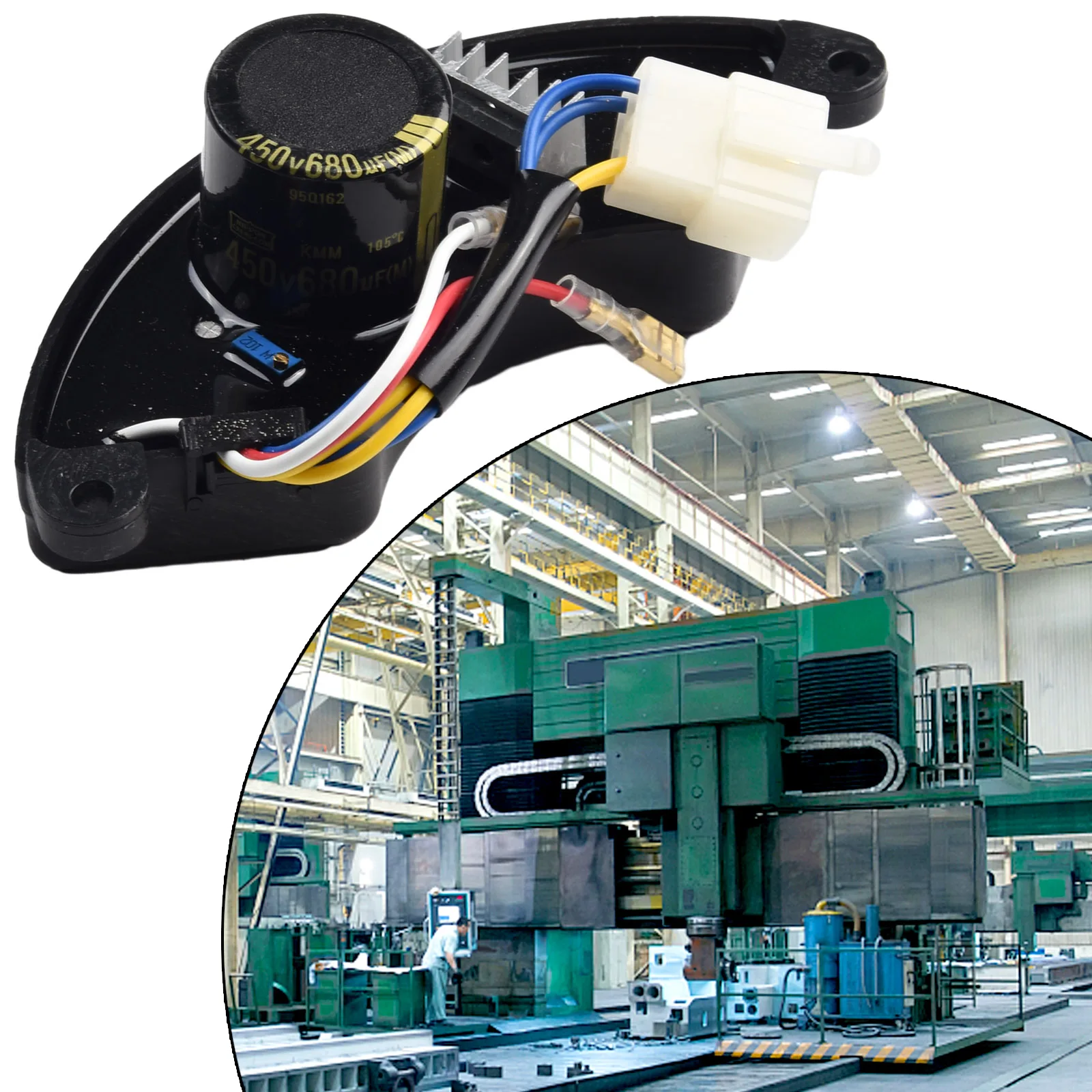 Regulator Voltage Regulator Factory Workshop 1PC 450V 680uF 4KW/5KW 5.5KW/6KW 6.5KW/7KW 7.5KW Automatic Brand New
Regulator Voltage Regulator Factory Workshop 1PC 450V 680uF 4KW/5KW 5.5KW/6KW 6.5KW/7KW 7.5KW Automatic Brand New