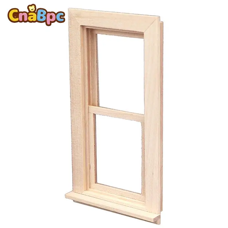 1/12 Dollhouse Miniature Wood External Single 2 Grid Door Window Unpainted Dolls House DIY Door/Window Furniture Model Toys
1/12 Dollhouse Miniature Wood External Single 2 Grid Door Window Unpainted Dolls House DIY Door/Window Furniture Model Toys