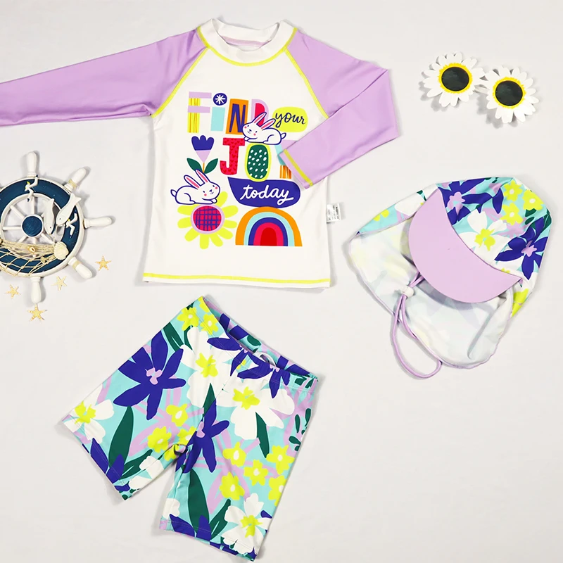 Cartoon Printing Three Piece Set Children's Swimsuit Girs Split FlatCorner Pink Cute Hot Spring Sunscreen Baby Swimming Suit
Cartoon Printing Three Piece Set Children's Swimsuit Girs Split FlatCorner Pink Cute Hot Spring Sunscreen Baby Swimming Suit