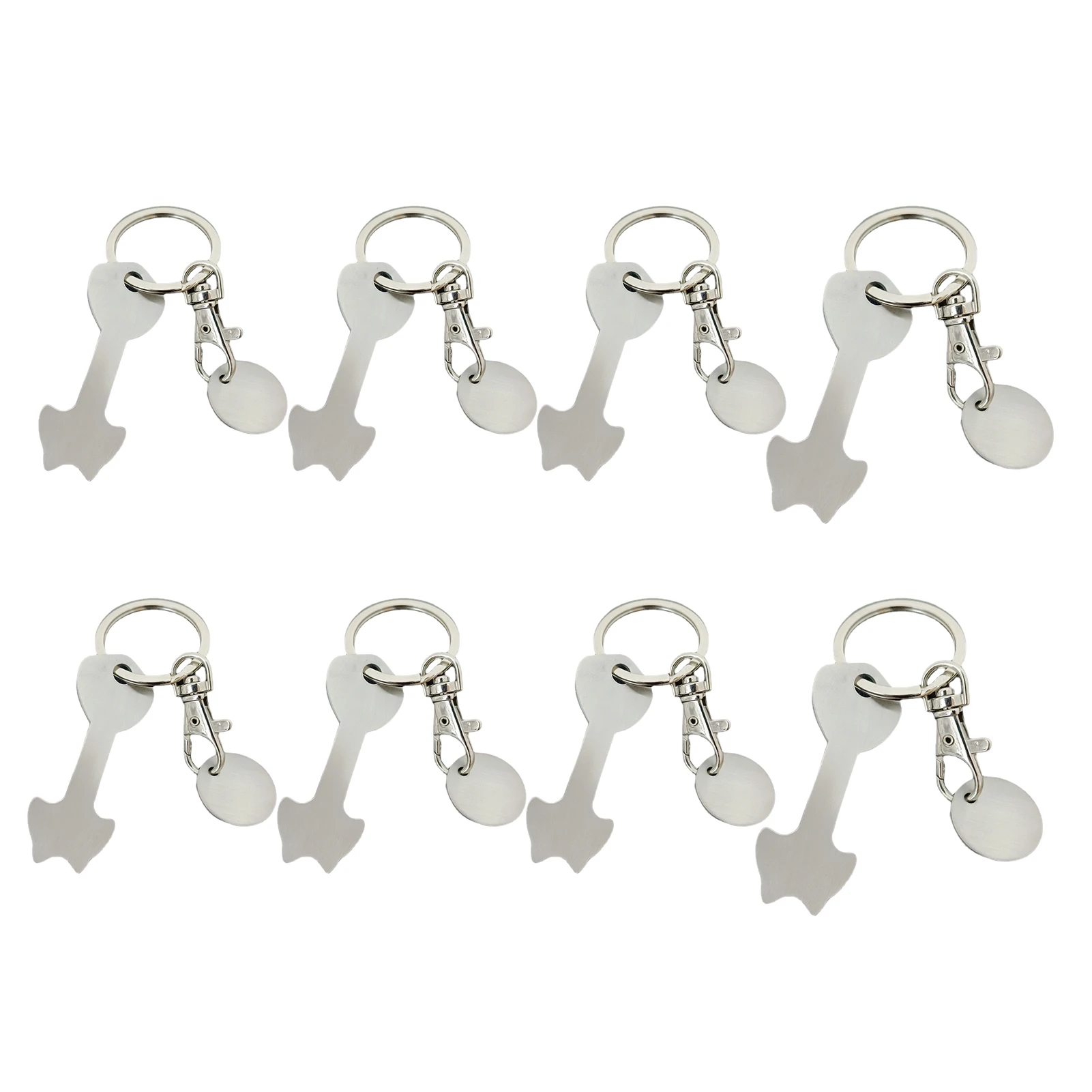 8pcs Unisex Stainless Steel Unlocker Key Ring Travel Unique UK Thanksgiving Birthday Shopping Gifts Coin Supermarket
8pcs Unisex Stainless Steel Unlocker Key Ring Travel Unique UK Thanksgiving Birthday Shopping Gifts Coin Supermarket