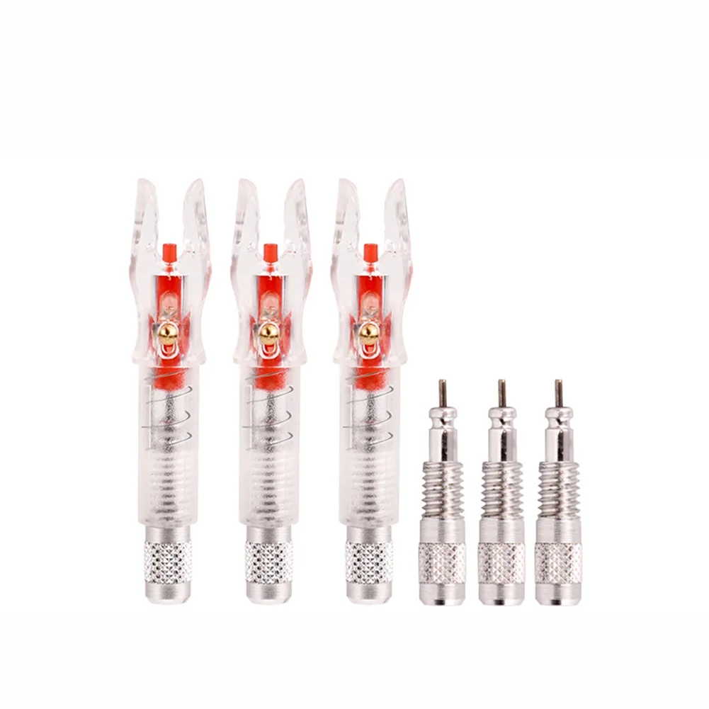 Durable LED Light Nock Auto Arrow Lighted 3 Pack 6.2mm ID Shafts 45.5*8.3*8mm Archery Arrows Parts Automatically
Durable LED Light Nock Auto Arrow Lighted 3 Pack 6.2mm ID Shafts 45.5*8.3*8mm Archery Arrows Parts Automatically