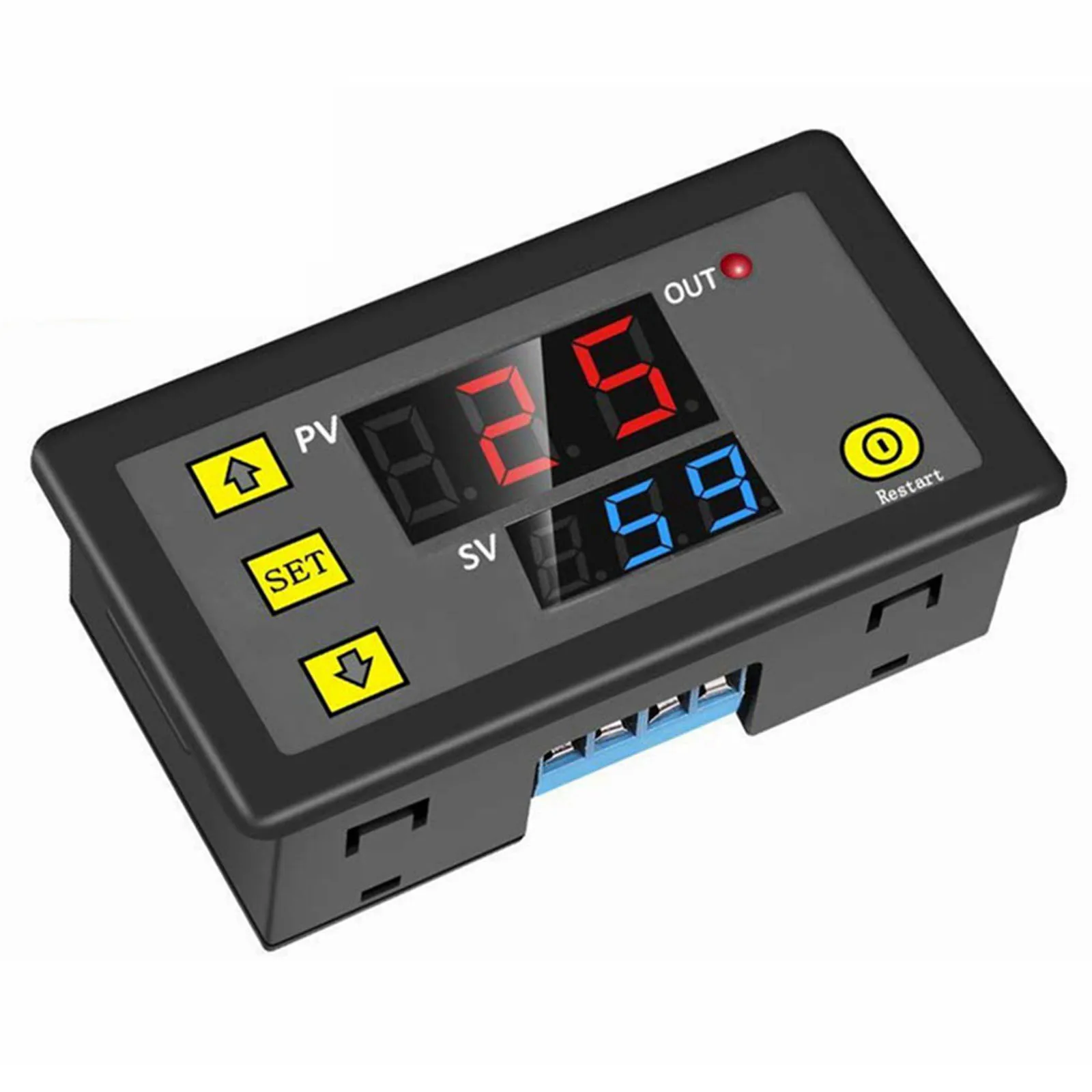LED Display Control Switch Adjustable Relay Digital Delay Cycle Timer 0 999s/0 999m/0 999h Power Supply Voltage
LED Display Control Switch Adjustable Relay Digital Delay Cycle Timer 0 999s/0 999m/0 999h Power Supply Voltage