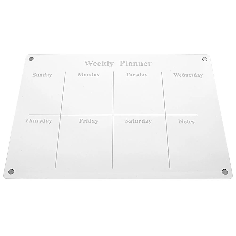 Acrylic Writing Board Dry Erase Magnetic Reminder for Fridge Clear Planning Boards Kitchen Supplies Advent Calendar
Acrylic Writing Board Dry Erase Magnetic Reminder for Fridge Clear Planning Boards Kitchen Supplies Advent Calendar