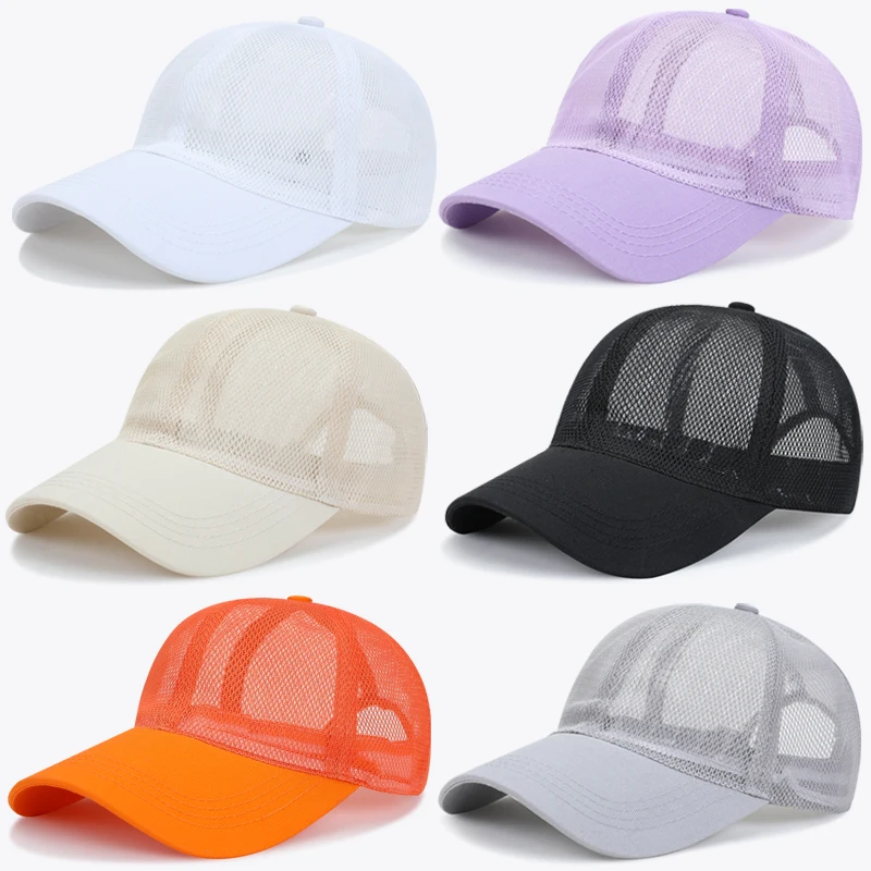 Solid Color Summer Breathable Mesh Baseball Cap Adjustable Back Buckle Cap Women Men's Hip Hop Trucker Hat Streetwear Dad Hats
Solid Color Summer Breathable Mesh Baseball Cap Adjustable Back Buckle Cap Women Men's Hip Hop Trucker Hat Streetwear Dad Hats