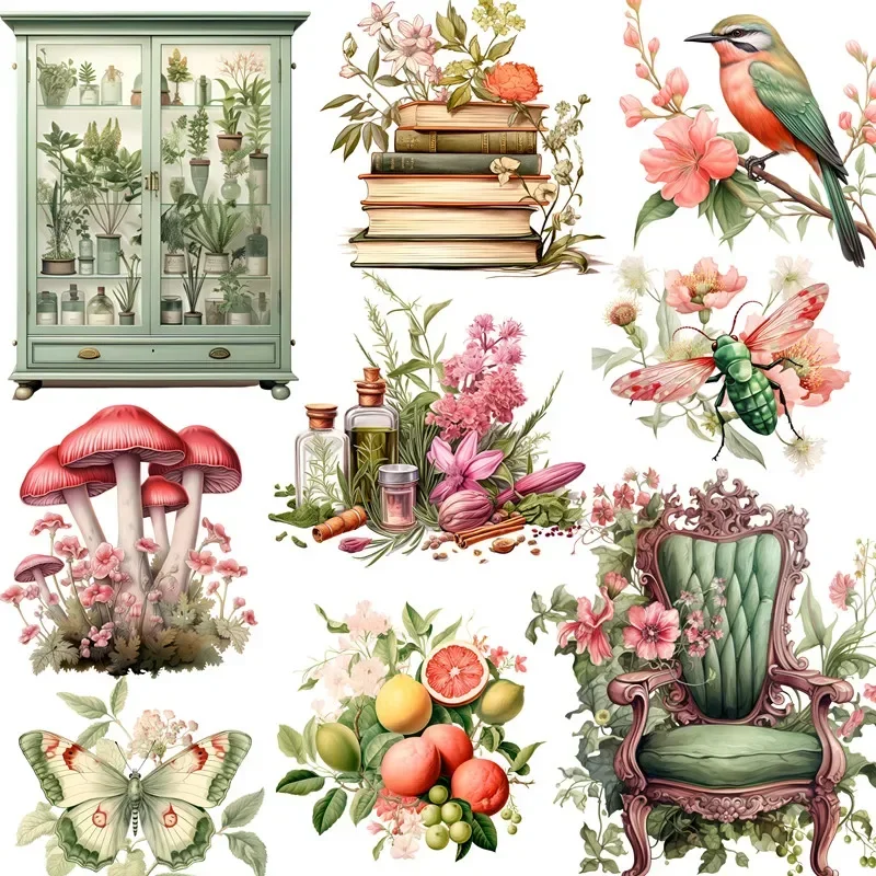 12Pcs/Pack Retro Plants and Animals Sticker DIY Craft Scrapbooking Album Junk Journal Decorative Stickers
12Pcs/Pack Retro Plants and Animals Sticker DIY Craft Scrapbooking Album Junk Journal Decorative Stickers