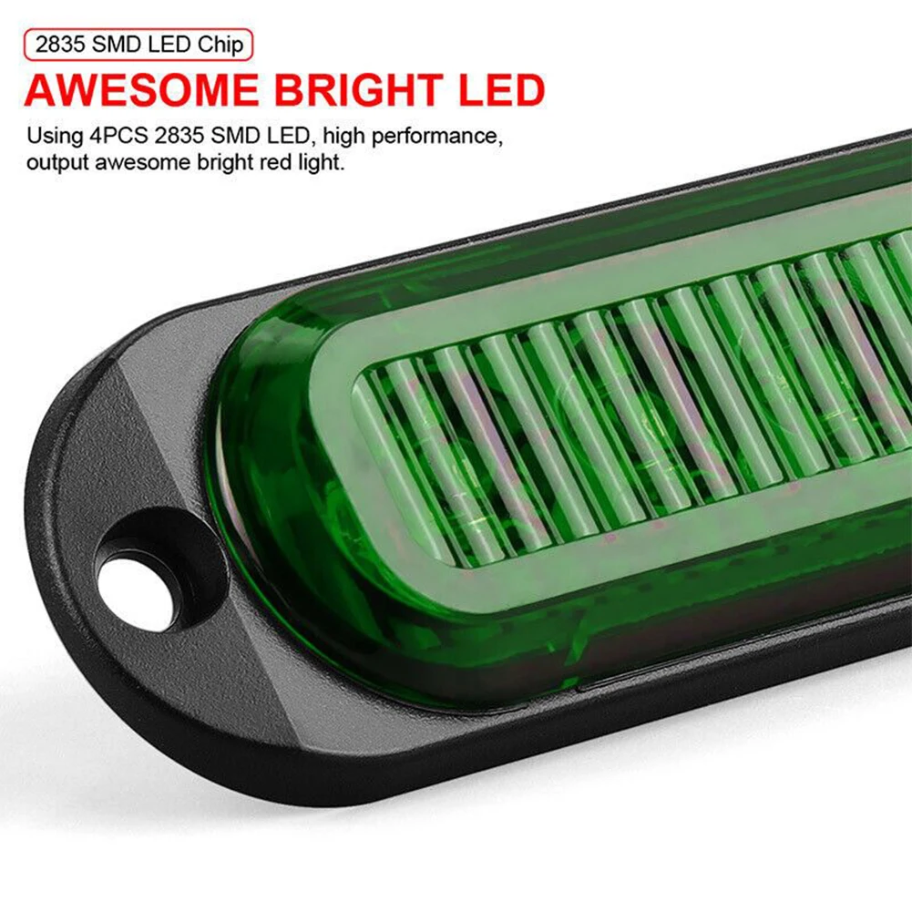 Beautiful Appearance Side Lights Accessories 4Pcs Truck Side Lights Fully Waterproof Green Low Power Consumption Shockproof
Beautiful Appearance Side Lights Accessories 4Pcs Truck Side Lights Fully Waterproof Green Low Power Consumption Shockproof