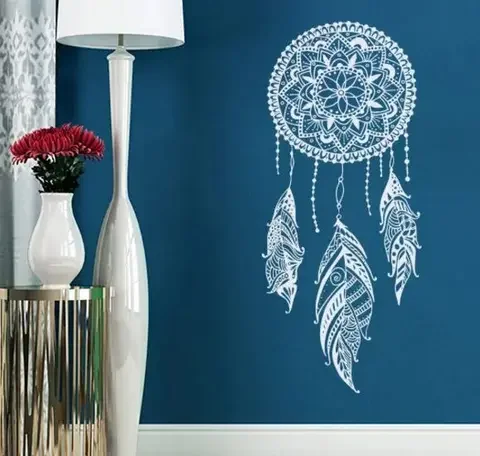 Wall Sticker Vinyl Dreamcatcher Indian Pattern Decor For Bedroom Mandala Bohemian Vinyl Wall Decal Dream Feathers Mural AZ126
Wall Sticker Vinyl Dreamcatcher Indian Pattern Decor For Bedroom Mandala Bohemian Vinyl Wall Decal Dream Feathers Mural AZ126