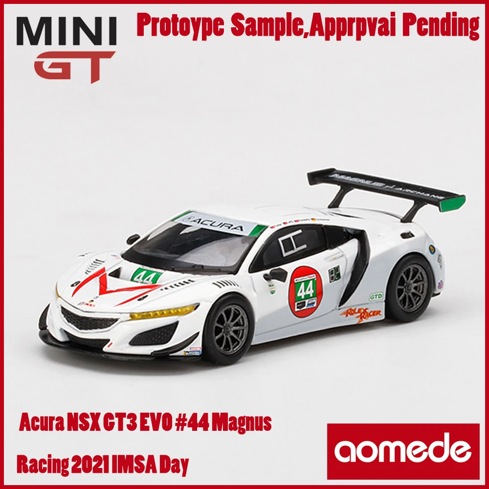 MINIGT 1/64 Acura NSX GT3 EVO #44 Magnus Racing 2021 IMSA Daytona 24 Hrs MGT00302-L LHD Collection Car Model Toys Ornaments
MINIGT 1/64 Acura NSX GT3 EVO #44 Magnus Racing 2021 IMSA Daytona 24 Hrs MGT00302-L LHD Collection Car Model Toys Ornaments