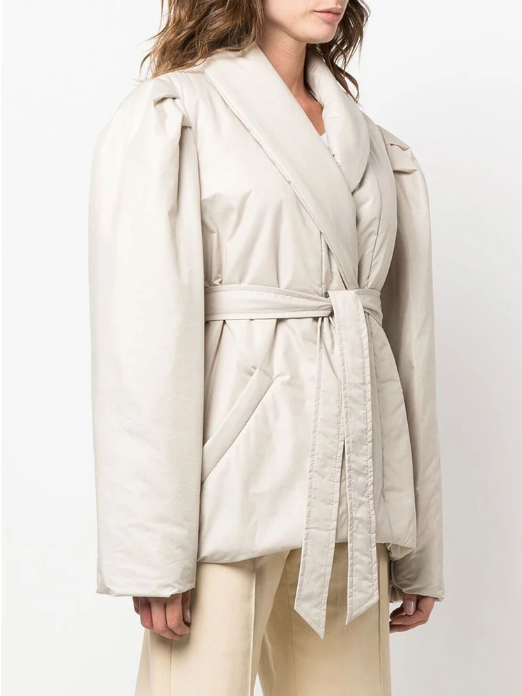CamKemsey Winter Parkas Women Fashion Notched Collar Warm Down Cotton Padded Lace Up Cardigan Kimono Winter Jackets Coats
CamKemsey Winter Parkas Women Fashion Notched Collar Warm Down Cotton Padded Lace Up Cardigan Kimono Winter Jackets Coats