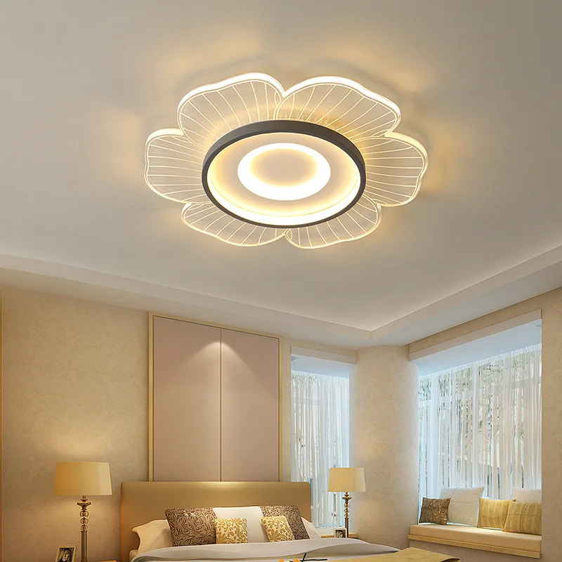 Dimmable with RC Modern LED Ceiling Lights for Bedroom Flower-Shaped Living Room Dining Room Study Home Lighting Fixtures
Dimmable with RC Modern LED Ceiling Lights for Bedroom Flower-Shaped Living Room Dining Room Study Home Lighting Fixtures