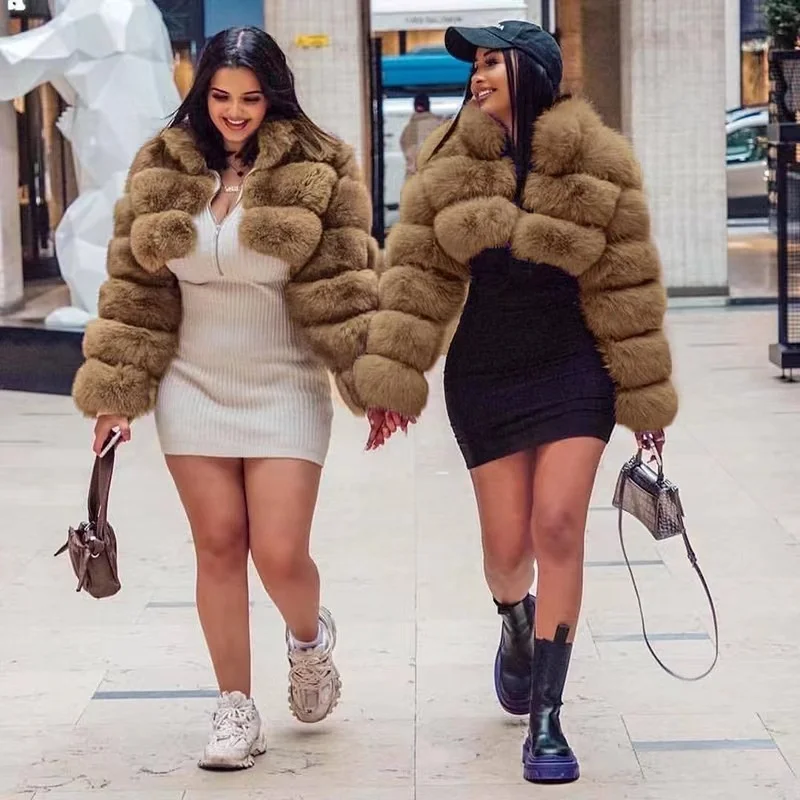 Faux Fur Jackets Fluffy Fake Fur Coats Factory Wholesale Women Overcoats Short Design For Winter
Faux Fur Jackets Fluffy Fake Fur Coats Factory Wholesale Women Overcoats Short Design For Winter