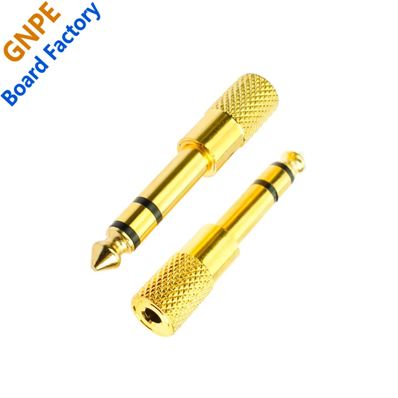 6.5mm to 3.5mm audio adapter gold-plated, for converting male 6.5mm microphone amplifier jack to female 3.5mm jack
6.5mm to 3.5mm audio adapter gold-plated, for converting male 6.5mm microphone amplifier jack to female 3.5mm jack