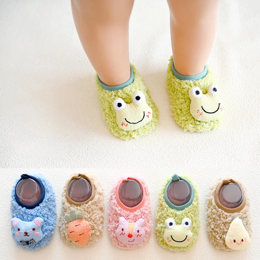 Winter Spring Anti Slip Baby Socks Cute Cartoon Animal Letter Print Toddler Kids Floor Socks Rubber Soles Baby Boy Girl Socks
Winter Spring Anti Slip Baby Socks Cute Cartoon Animal Letter Print Toddler Kids Floor Socks Rubber Soles Baby Boy Girl Socks