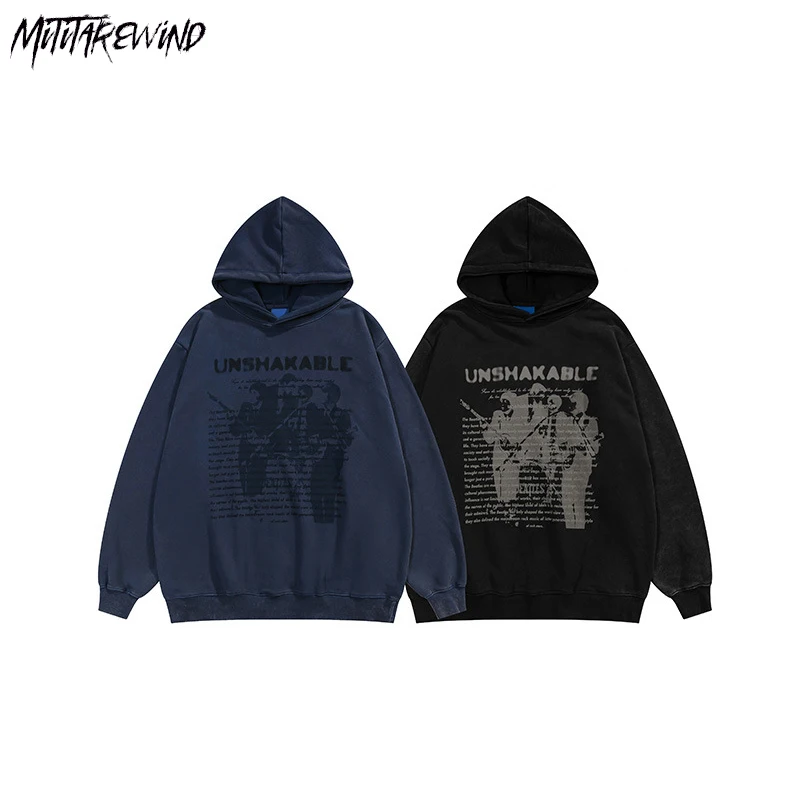 Fashion Washed Vintage Sweatshirts Couple Long Sleeve New Loose Pullover Hooded Graphic Casual Streetwear Autumn Winter Hoodies 
Fashion Washed Vintage Sweatshirts Couple Long Sleeve New Loose Pullover Hooded Graphic Casual Streetwear Autumn Winter Hoodies