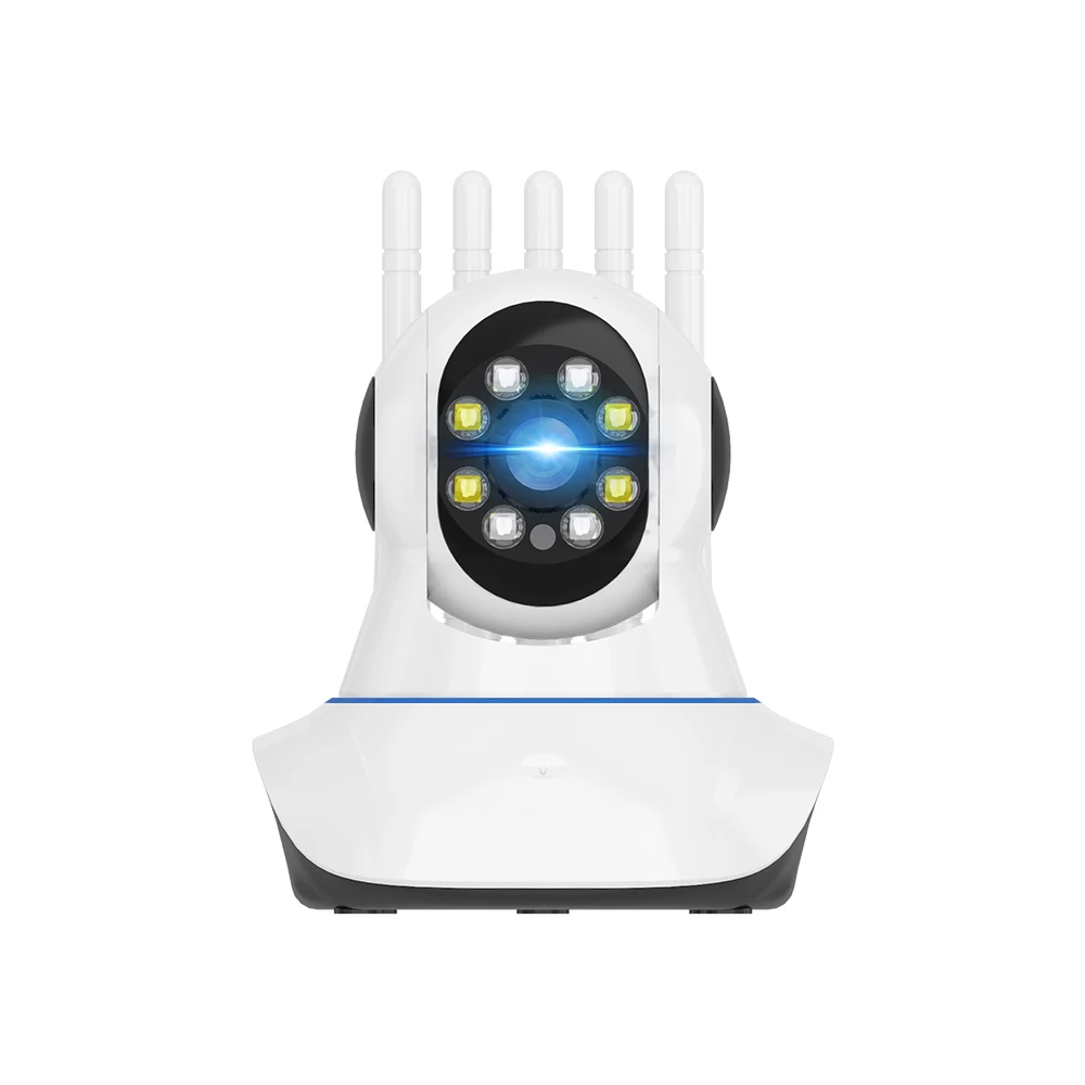 Guudgo Five Antenna 1080P PTZ WIFI IP Camera 360° Viewing Angle Two-Way Audio Night Vision Cloud Storage Motion Detections
Guudgo Five Antenna 1080P PTZ WIFI IP Camera 360° Viewing Angle Two-Way Audio Night Vision Cloud Storage Motion Detections