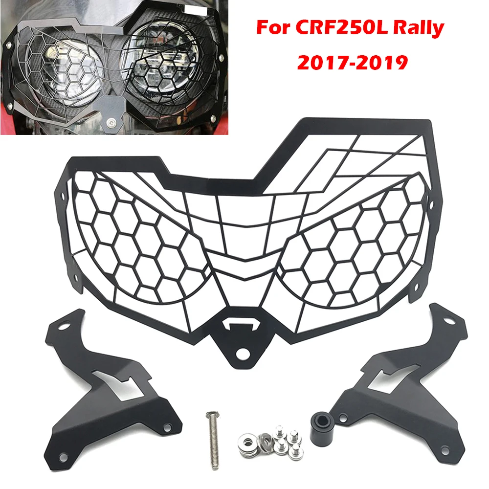 Motorcycle Headlamp Grille Shield Guard Headlight Protector Cover For Honda CRF250L CRF 250 L 250L Rally 2017-2019 Accessories
Motorcycle Headlamp Grille Shield Guard Headlight Protector Cover For Honda CRF250L CRF 250 L 250L Rally 2017-2019 Accessories